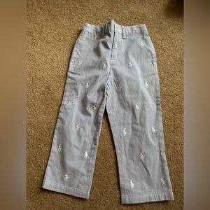 Ralph Lauren Blue and White Striped pants NWT